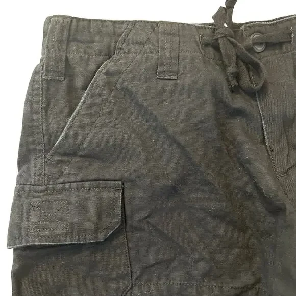 NEW Aeropostale Low Rise Utility Short Shorts Black Cotton Mini Casual Size M - Picture 4 of 6